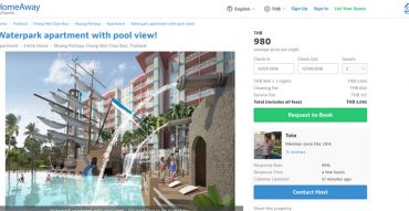 HomeAway,รีวิว,pantip,ดีมั้ย,เว็บจองที่พัก,Homestay