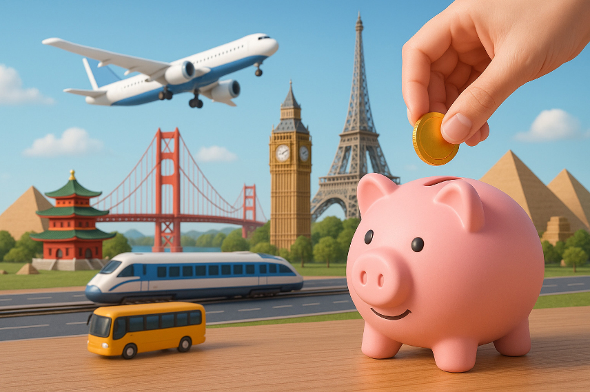วิธีเก็บเงินสำหรับการท่องเที่ยว